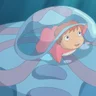 Ponyo on the cliff