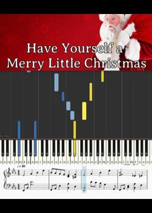 Have Yourself A Merry Little Christmas - フランク・シナトラ (お洒落な大人のクリスマスピアノ中級楽譜) by opR