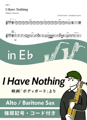 I Have Nothing ( inE♭/ ホイットニー・ヒューストン ) - Whitney Houston by Kaname@Popstudio
