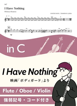 I Have Nothing ( inC / ホイットニー・ヒューストン ) - Whitney Houston by Kaname@Popstudio