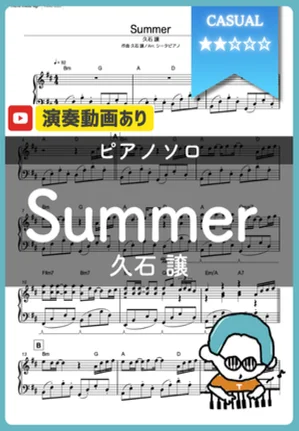 Summer - 久石 譲 by シータピアノ