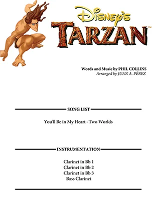 Tarzan - Phil Collins (Clarinet Quartet) by Juan A. Pérez